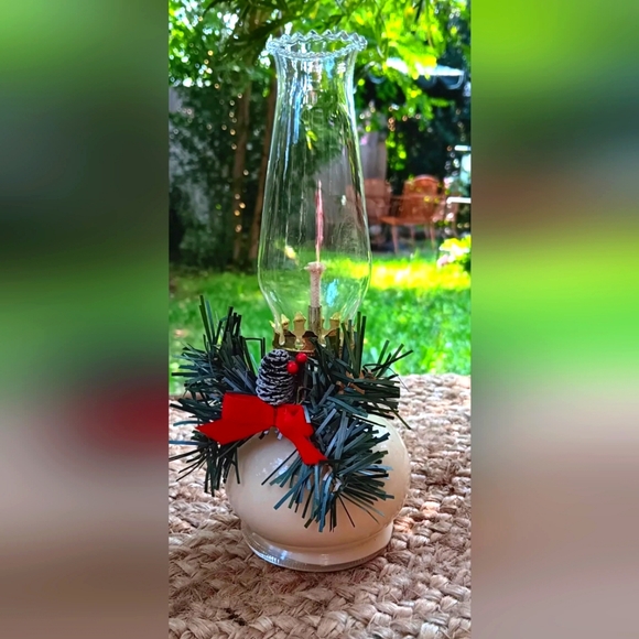 Vintage Oil Lamp Made in Italy 🇮🇹 Lamplight Farms - Picture 1 of 7